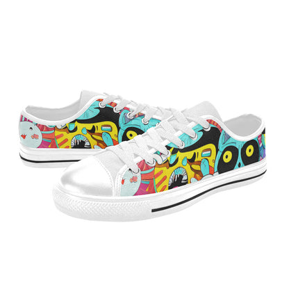 MEN'S Crazy Illustrations 2 Canvas Dark Academia Custom Sneakers