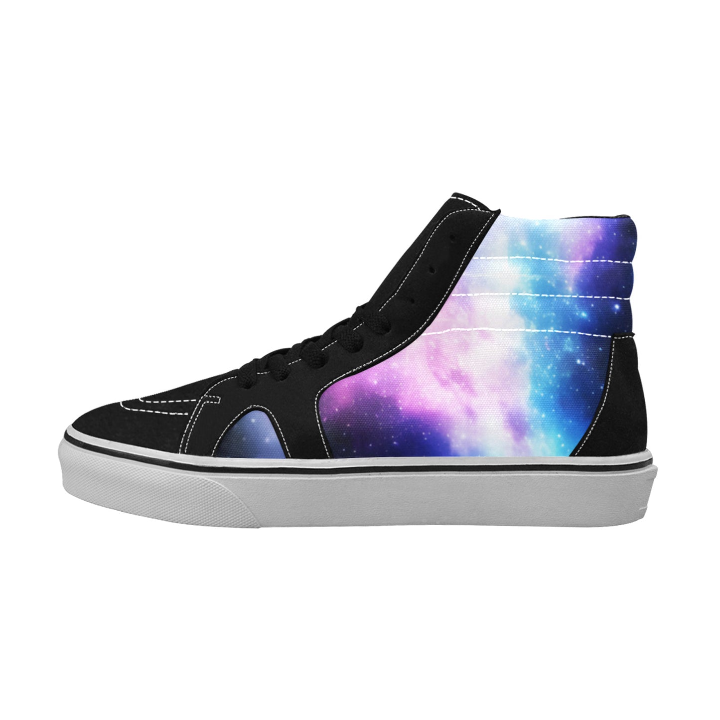 WOMEN'S Galaxy Art Out Space High Top Skateboarding Vivid Shoes