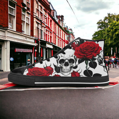 Skulls Roses Deluxe Women - Freaky Shoes®