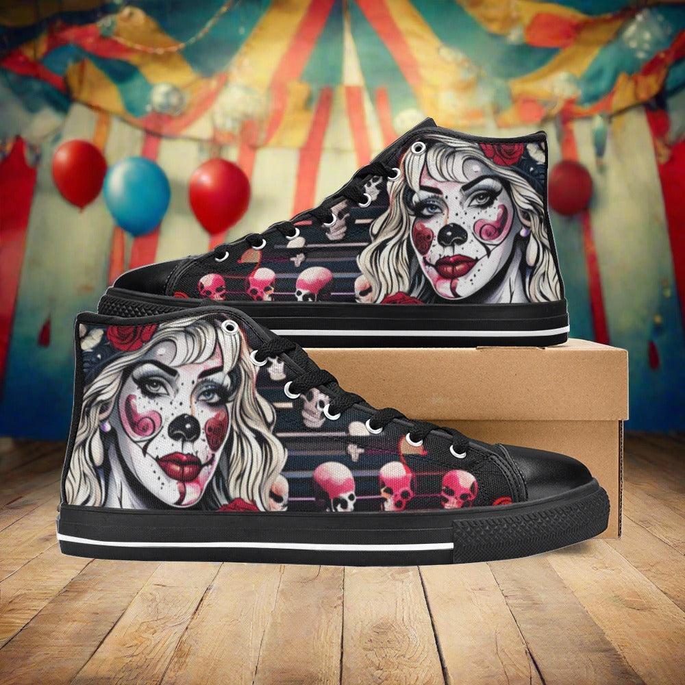 Chinese Dragon Amber Gold Vivid WOMEN Bold Art - Freaky Shoes | Custom Art Sneakers