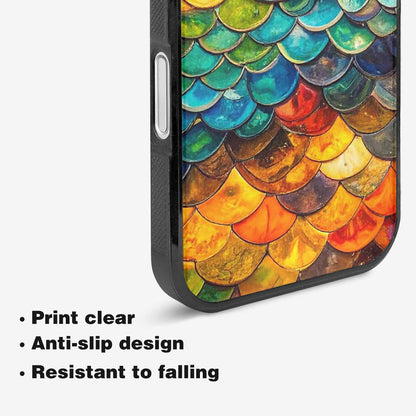 iPhone 16 Case — Reptile Scale Full Color Vibrant Reptile, Custom Printed Phone Case
