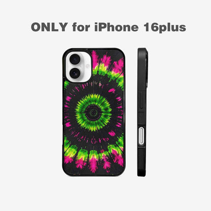 iPhone 16 Plus Case — Acid Wash Tie Dye Pattern High, Custom Designed Case Cover