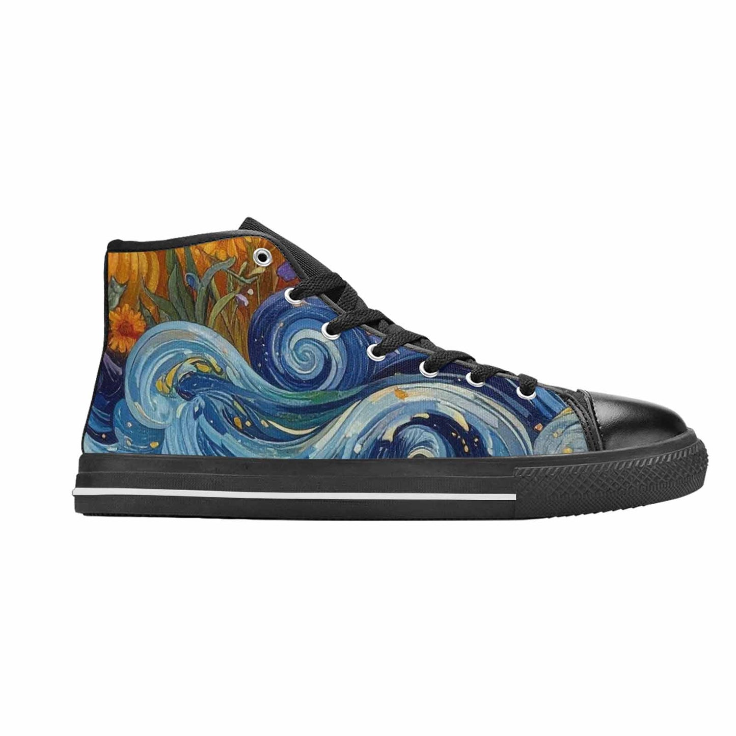 MEN'S Blend All Versions High Top Canvas Vibrant Chaos Shoes