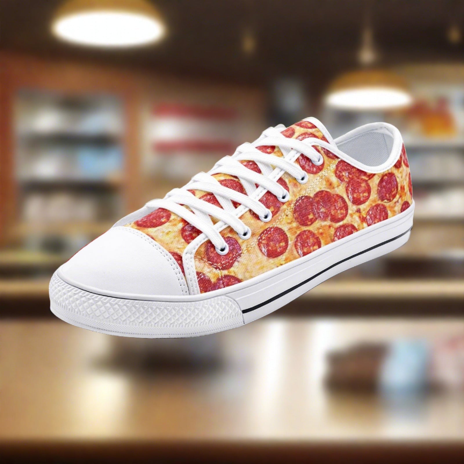 Viking Blue Gold Wearable Bold Art - Freaky Shoes | Custom Art Sneakers
