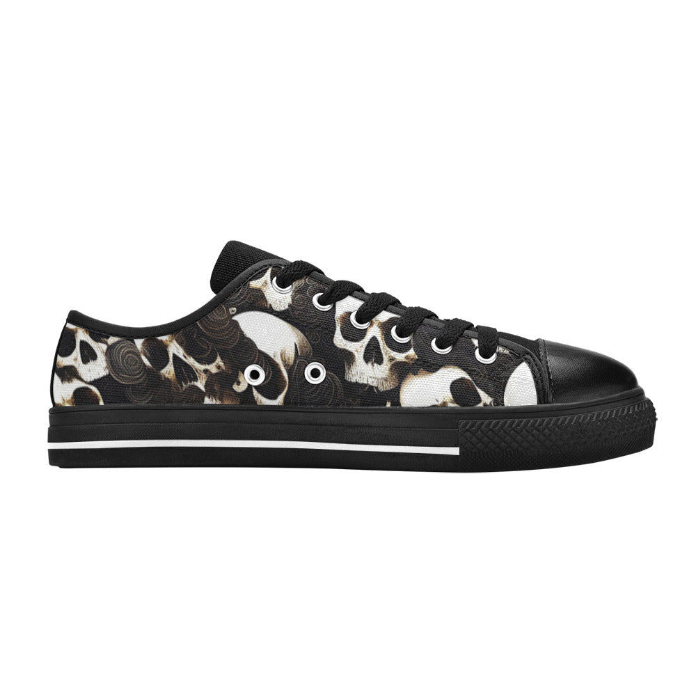 MEN'S Skulls Deluxe Canvas Surreal Shoes