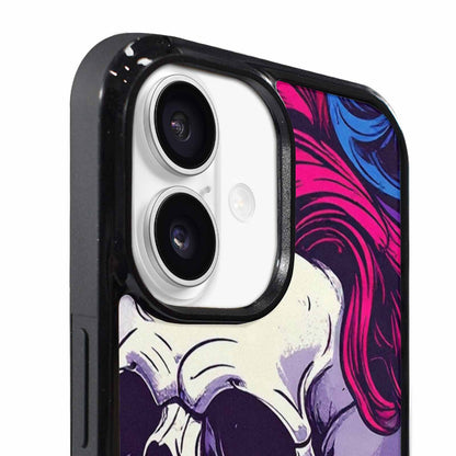 iPhone 17 Case — Pride Flag Skulls Seamless Gothic Skulls, Custom Art Phone Cover