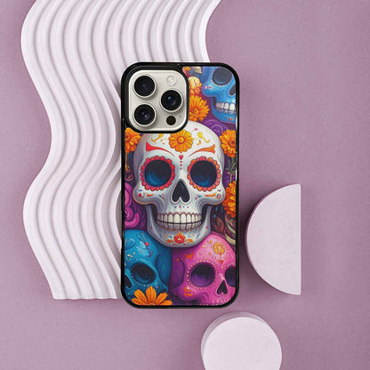 iPhone 16 Pro Max Case — Sugar Skullsmelting Sugar Skulls Cpn, Custom Art Phone Cover