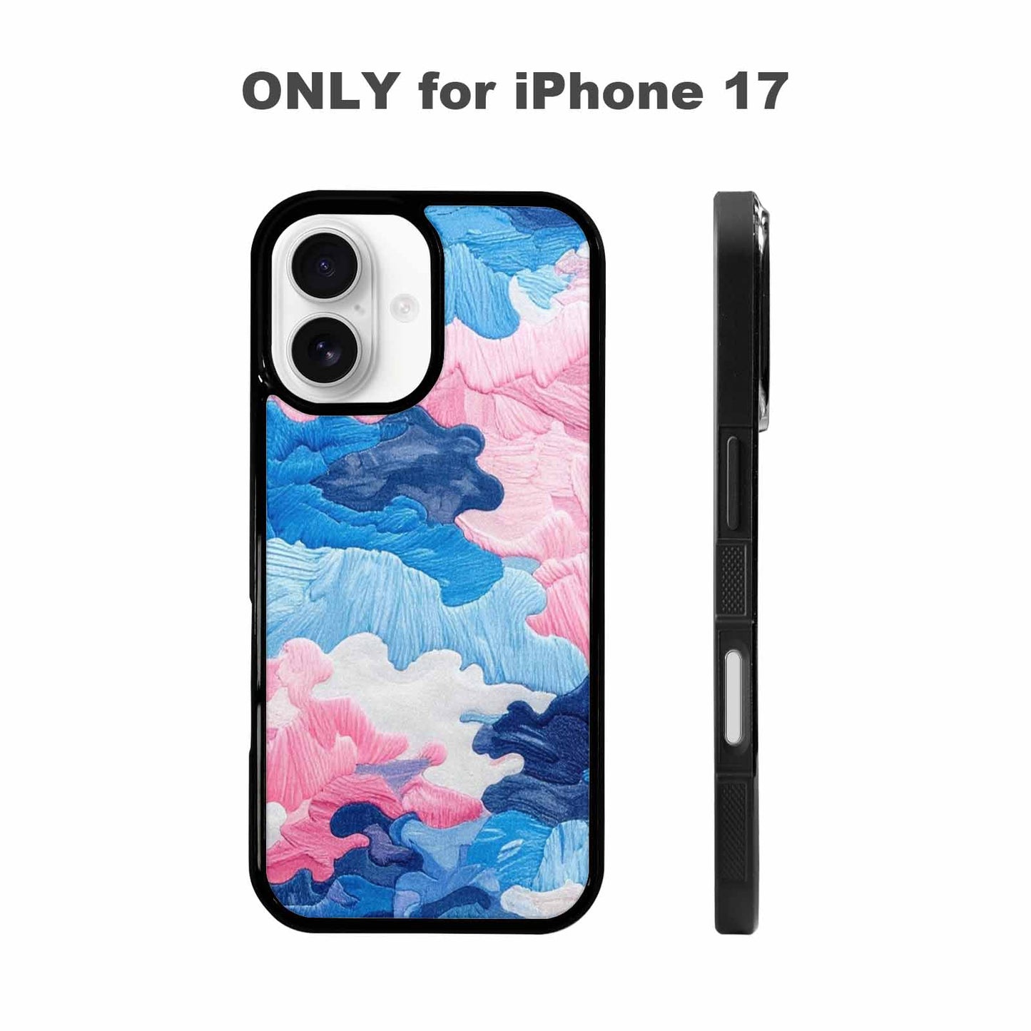 iPhone 17 Case — Vivid Camo Transgender Camo, Custom Designed Case Cover