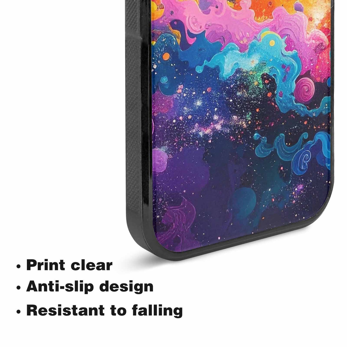 iPhone 15 Plus Case — Cosmic Creature And Object Mashup Pattern, Personalized Phone Case