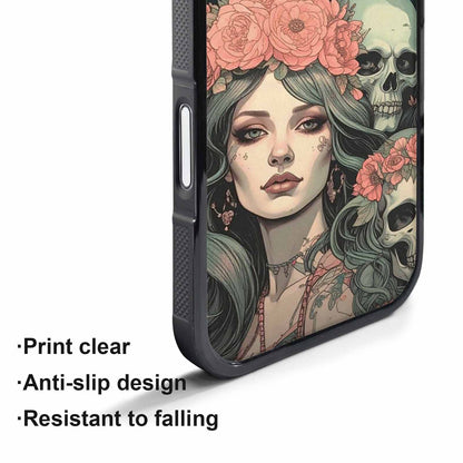 iPhone 17 Pro Case — Skull Dark Art Gothic Print Gothic, Custom Print Case Cover
