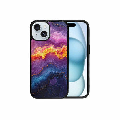 iPhone 15 Case — Psychedelic Marble Tessellation, Custom Art Phone Cover