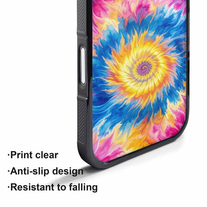 iPhone 17 Pro Max Case — Small Tie Dye Swirl Tie Dye, Custom Art Phone Cover