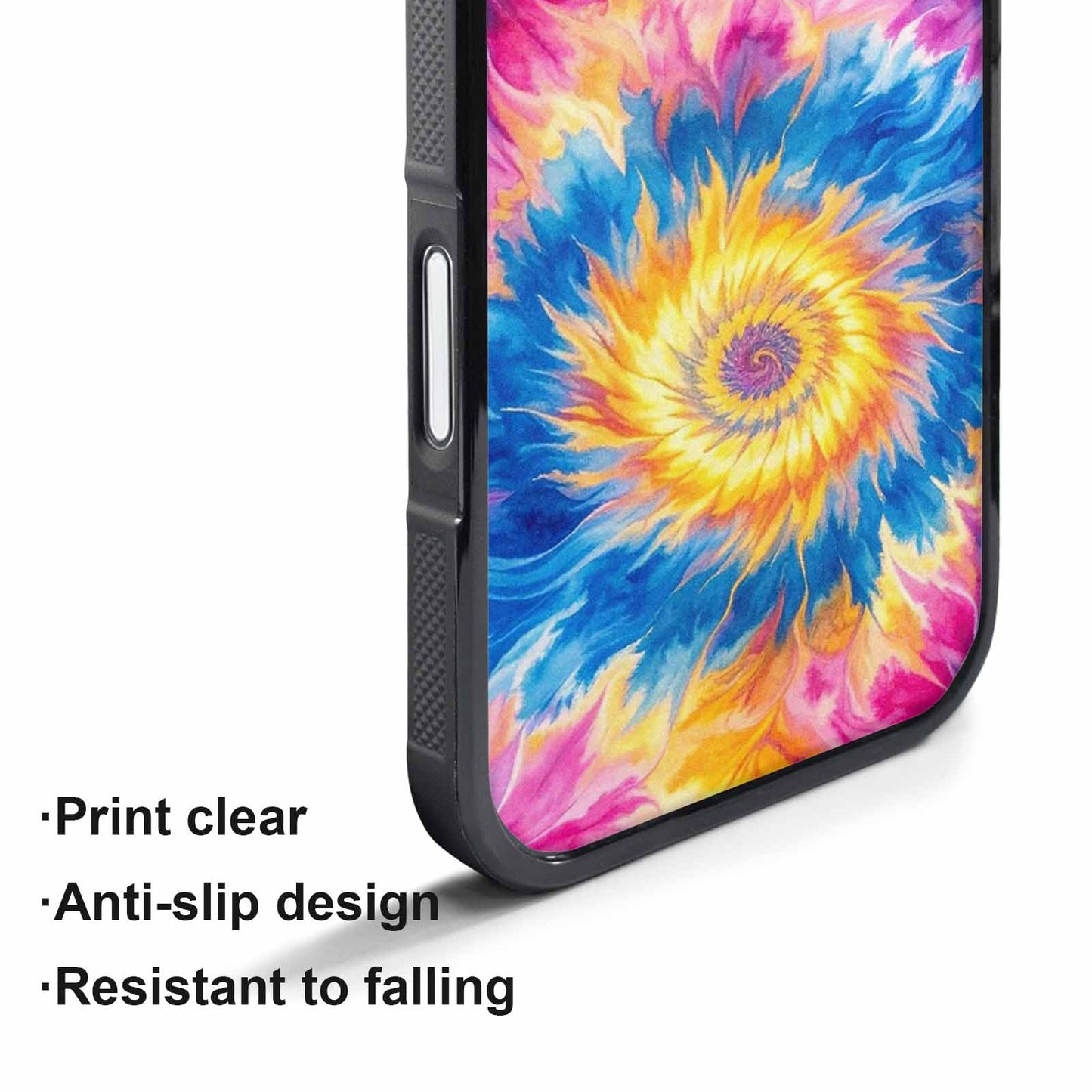 iPhone 17 Pro Max Case — Small Tie Dye Swirl Tie Dye, Personalized Phone Case