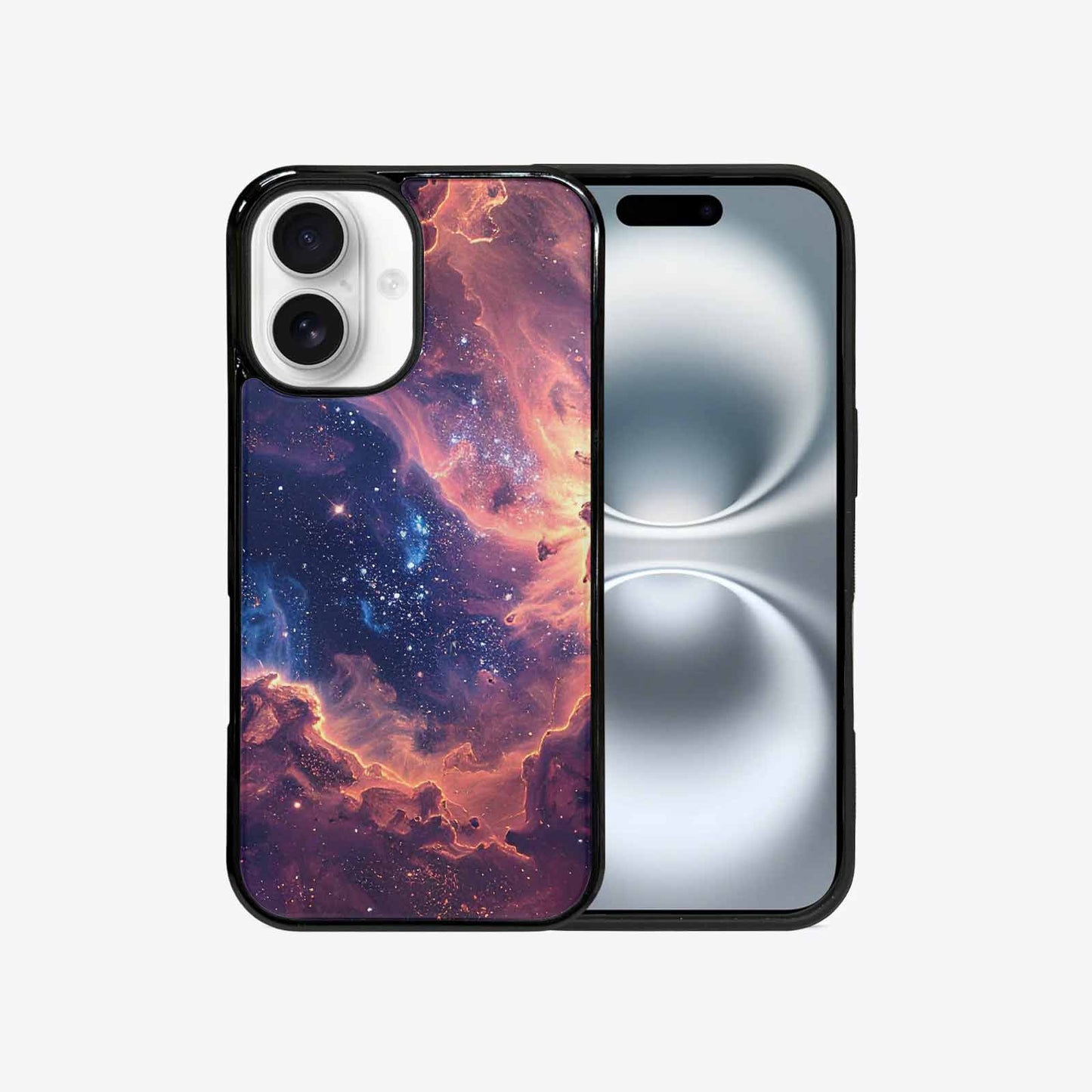 iPhone 16 Case — Nebula Texture With Dense Star Cluster, Custom Phone Case