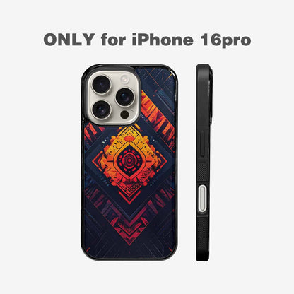 iPhone 16 Pro Case — Wild Tribal Ripple, Personalized Phone Case