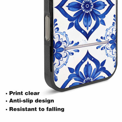 iPhone 16 Pro Max Case — Mexican Talavera Tile Pattern Floral Geometric, Original Design Phone Case