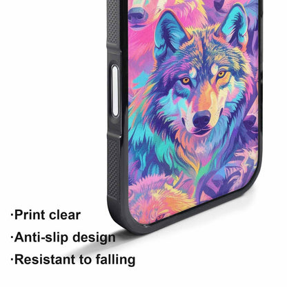 iPhone 17 Pro Max Case — Neon Zebra Print Animal Print, Custom Made Phone Cover