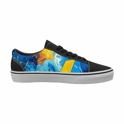 WOMEN'S Lightning Bolt Canvas Lace-Up Aesthetic Shoes
