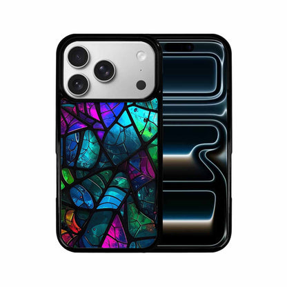 iPhone 17 Pro Case — Neon Camo Spider Web Camo, Custom Phone Case