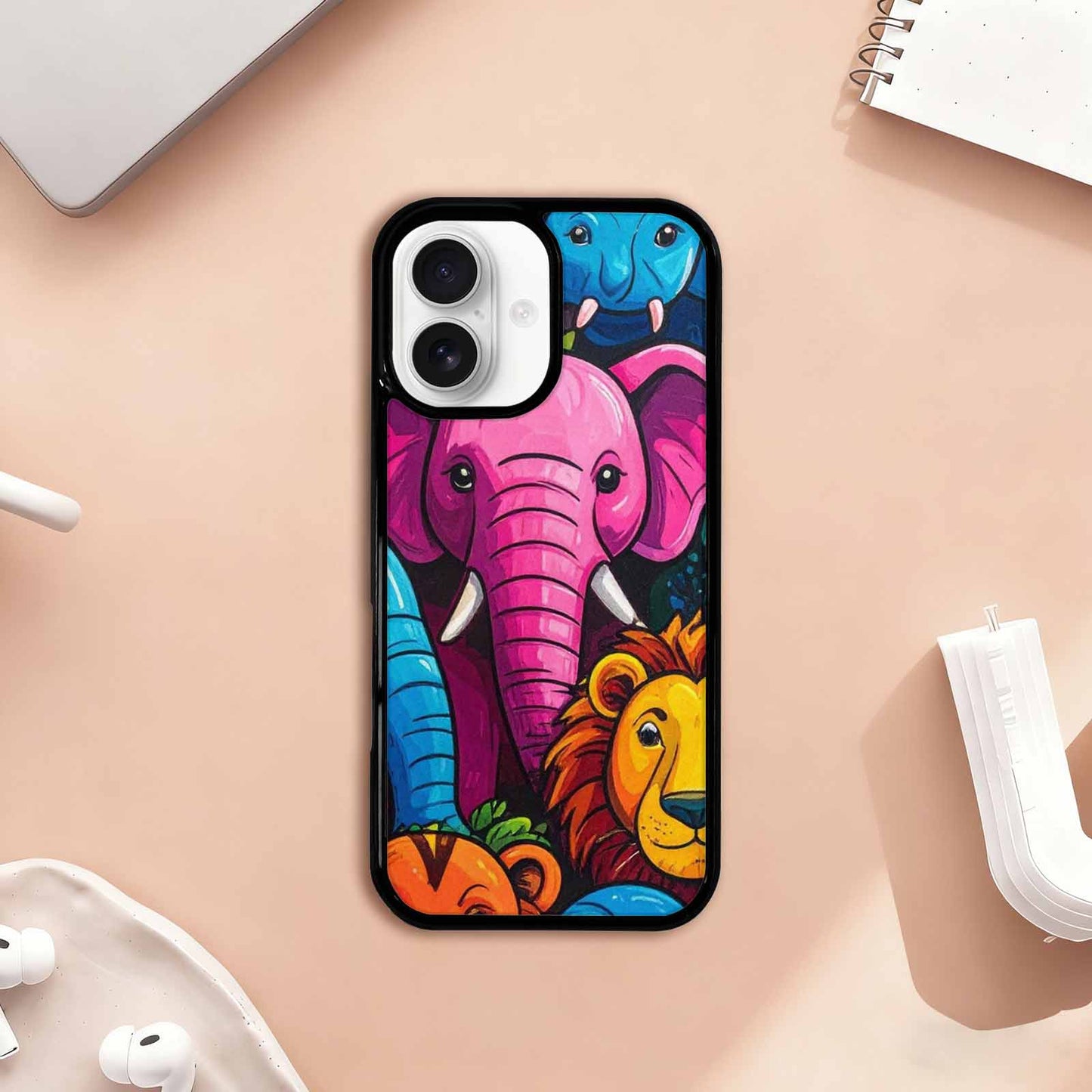 iPhone 17 Case — Seamless Tileable Pattern Of Cartoon Cute, Unique Phone Case Design