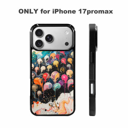 iPhone 17 Pro Max Case — Aliens Marblealiens Pattern Alien Scifi, Unique Phone Case Design