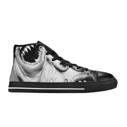 WOMEN'S Cc Twisted Faces 2 High Top Canvas Cottagecore Custom Sneakers