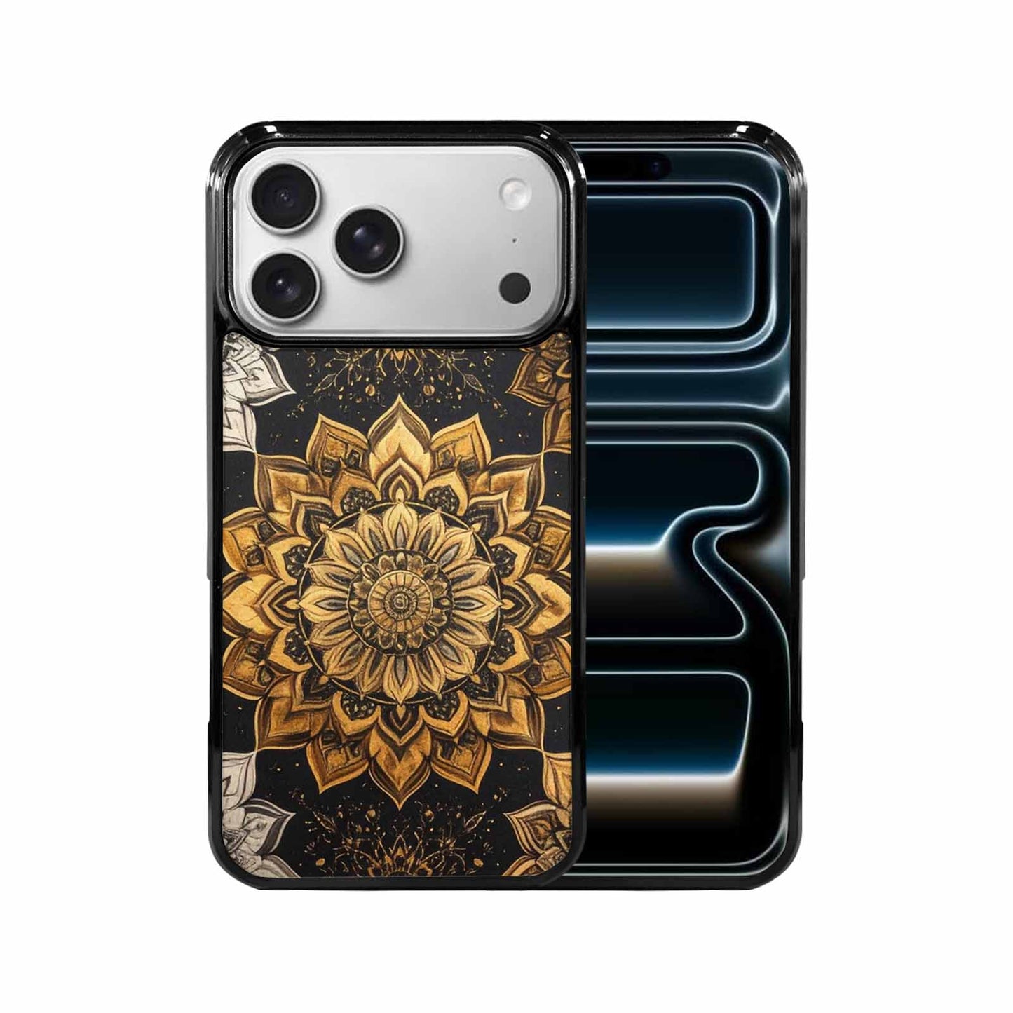 iPhone 17 Pro Max Case — Small Mandala Pattern, Randomly Floral, Customized Protective Case