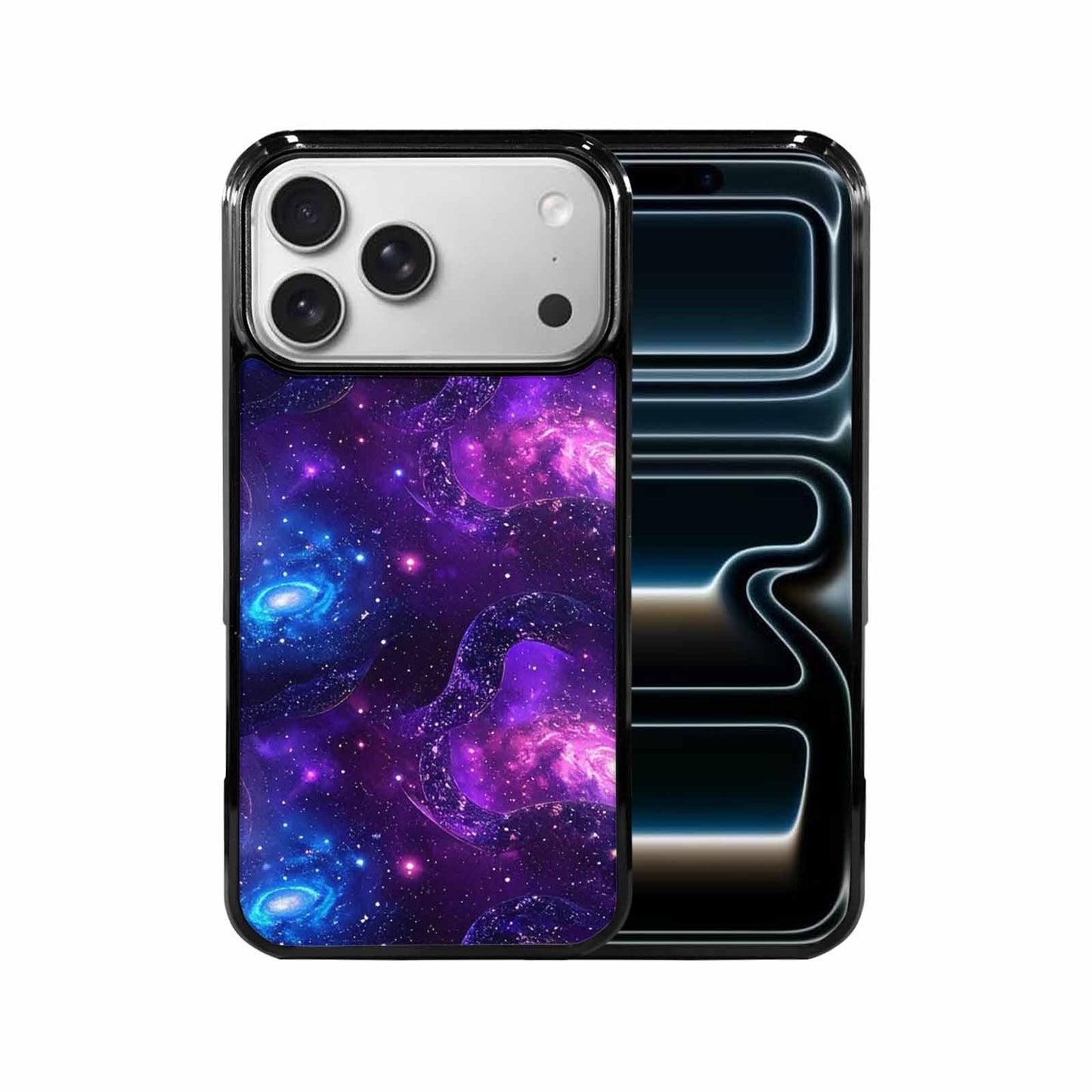 iPhone 17 Pro Max Case — Snake Print Galaxy Seamless Animal Print, Custom Art Phone Cover