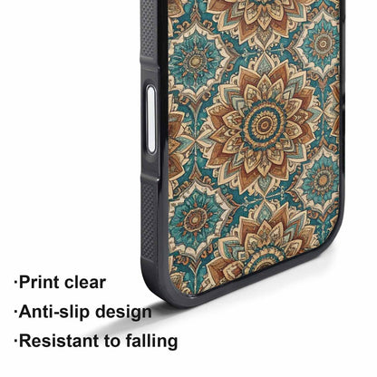 iPhone 17 Pro Max Case — Small Mandala Pattern, Randomly Floral, Custom Art Phone Cover