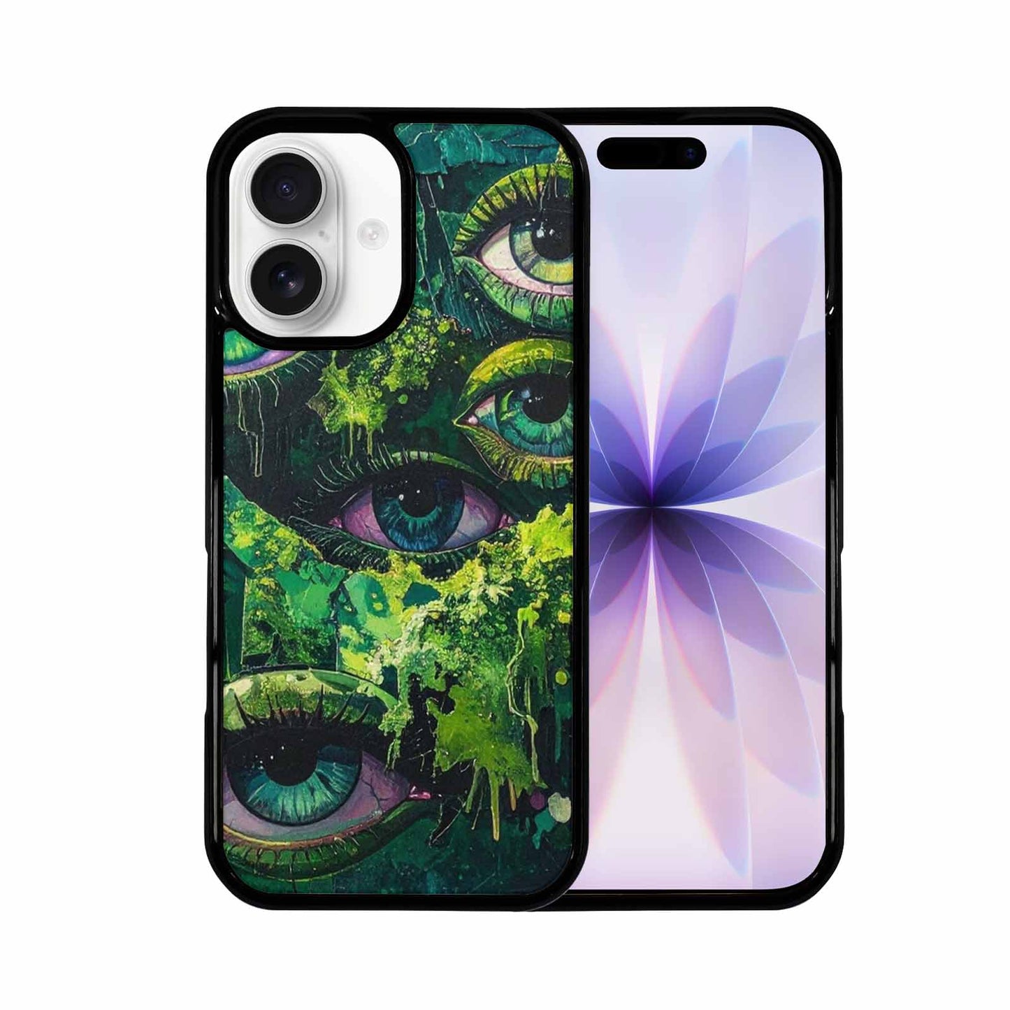iPhone 17 Case — Reptile Eye Cartoon Cute, Custom Printed Phone Case