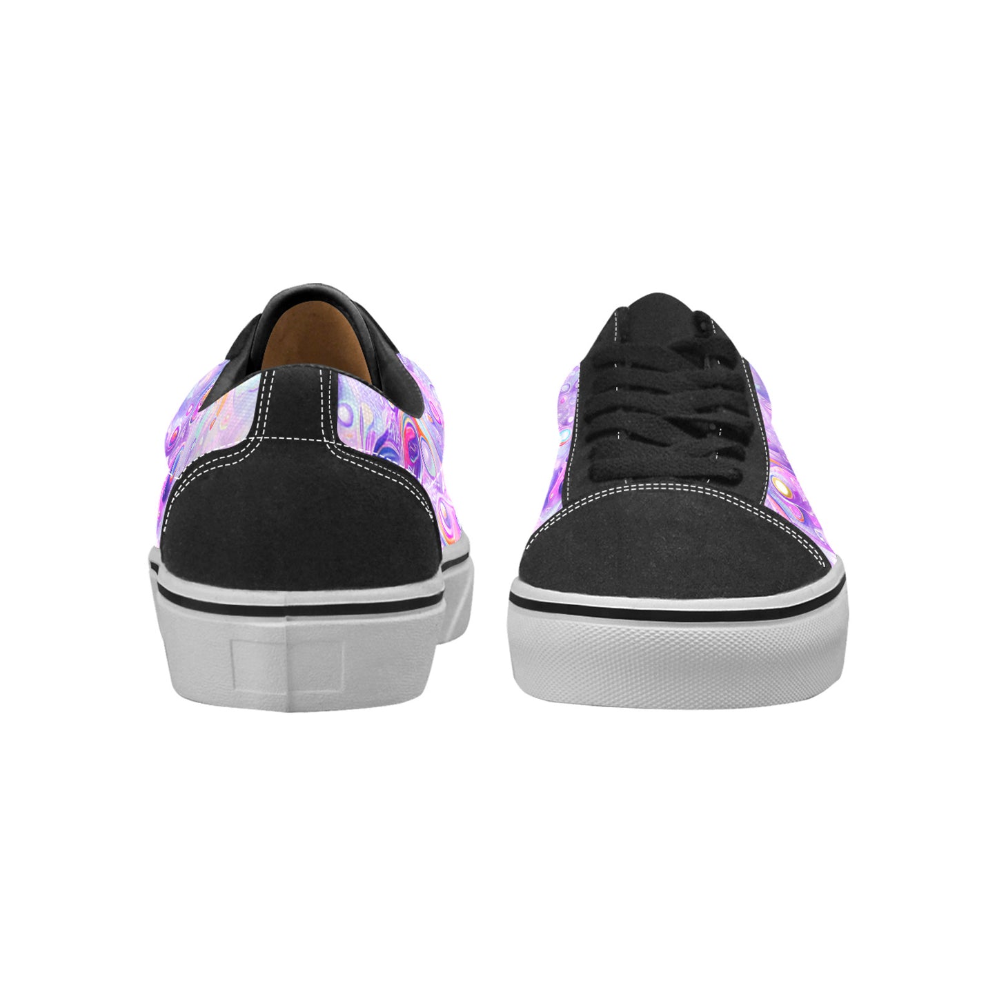WOMEN'S Acid Bath 10 Low Top Skateboarding Neon Fantasy Custom Sneakers