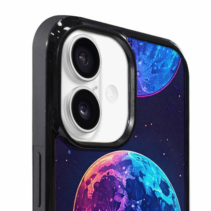 iPhone 17 Case — Neon Winter Moon Cartoon Cute, Customized Protective Case