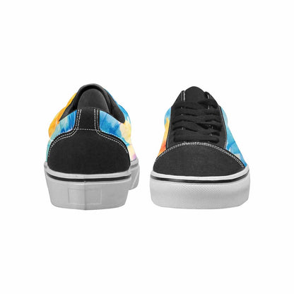 MEN'S Tie Dye Swirl Canvas Lace-Up Wallpaper Art Sneakers