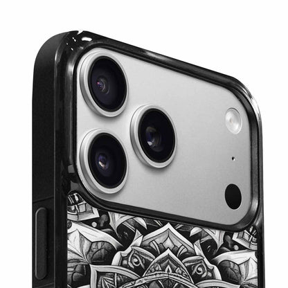 iPhone 17 Pro Case — Skull Dark Art Gothic Print Gothic, Custom Printed Phone Case