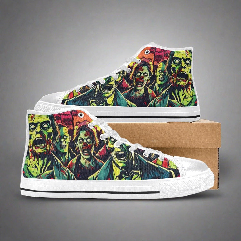 Mermaid Vivid Multicolor Vivid MEN Bold Art - Freaky Shoes | Custom Art Sneakers