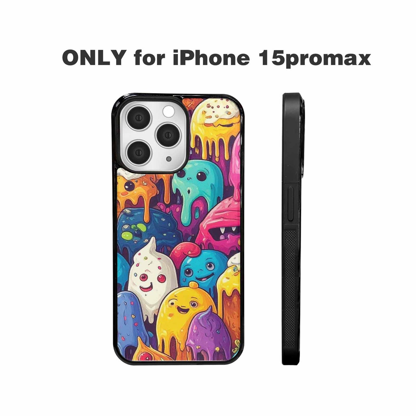 iPhone 15 Pro Max Case — Melting Ice Cream Monster Charac, Original Design Phone Case