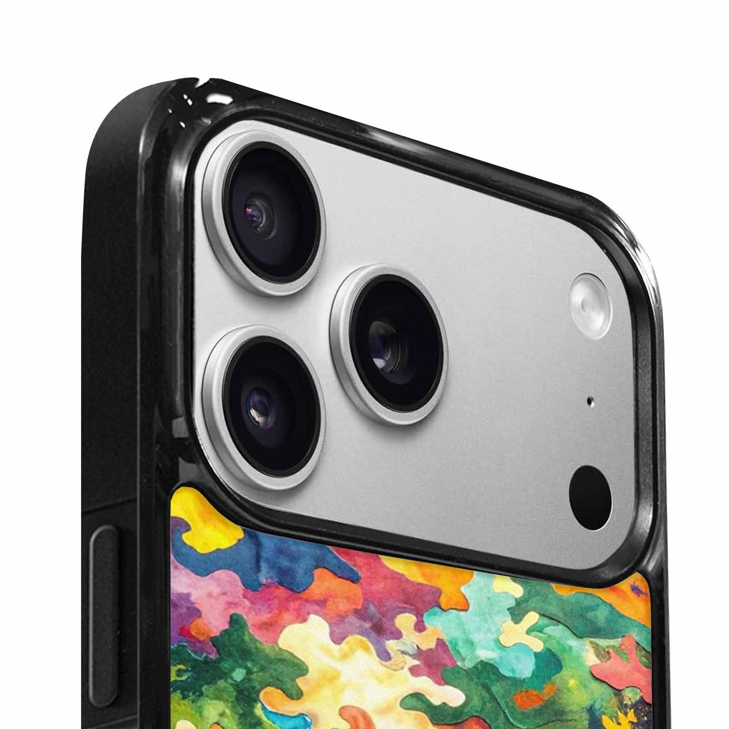 iPhone 17 Pro Max Case — Camo Patches Full Color Camo, Customized Protective Case