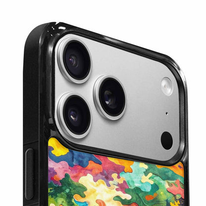 iPhone 17 Pro Max Case — Camo Patches Full Color Camo, Customized Protective Case