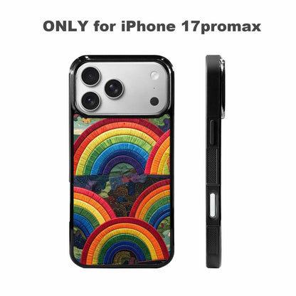 iPhone 17 Pro Max Case — Vivid Camo Rainbow Camo, Custom Art Phone Cover