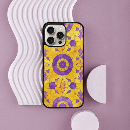 iPhone 16 Pro Max Case — Intersex Flag Color Theme Small Rainbow, Custom Made Phone Cover