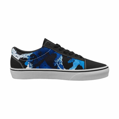 WOMEN'S Animal Print Lace-Up Canvas Neon Fantasy Custom Shoes