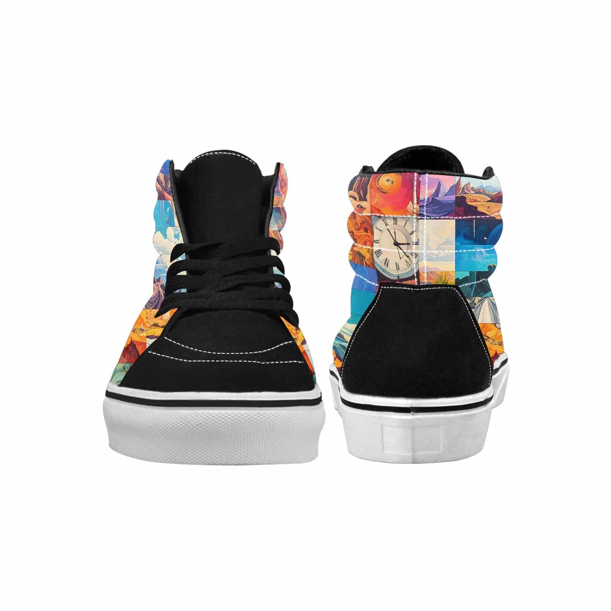 MEN'S Surreal Dream Fragment High Top Canvas Dreamcore Shoes