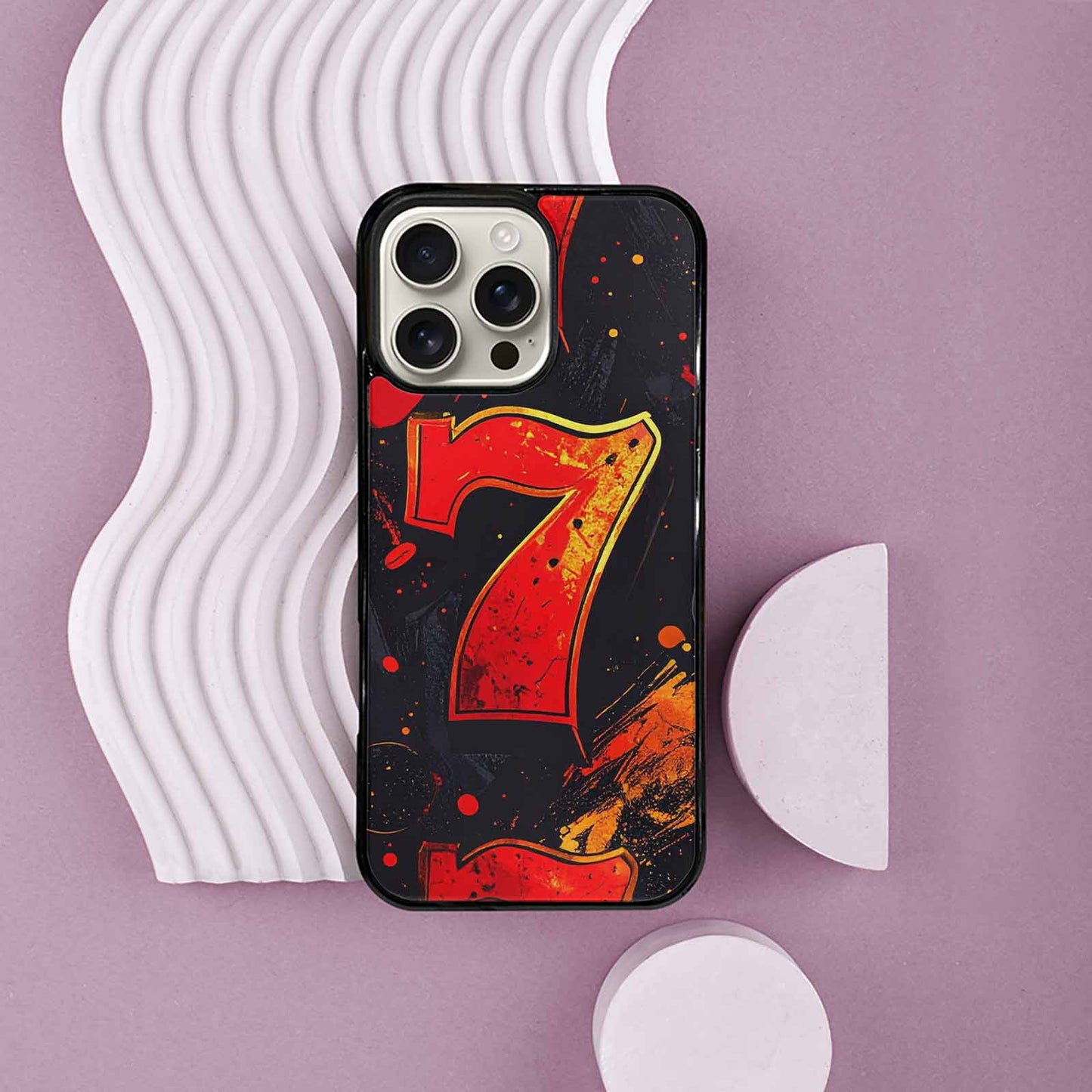 iPhone 16 Pro Max Case — Dice And Casino Pattern Seamless Repeat, Custom Art Phone Cover
