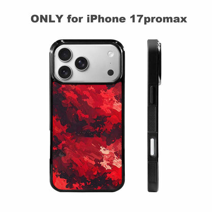 iPhone 17 Pro Max Case — Small Military Camouflage Blotch Camo, Unique Phone Case Design