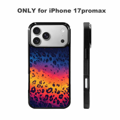 iPhone 17 Pro Max Case — Leopard Print Gradient Animal Print, Custom Printed Phone Case