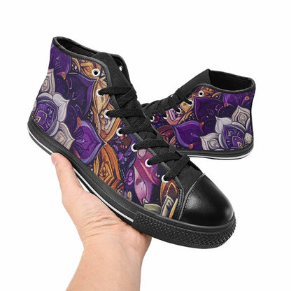 MEN'S Mandala High Top Canvas Y2K Sneakers