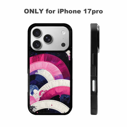 iPhone 17 Pro Case — Vivid Camo Genderfluid Pride Camo, Custom Printed Phone Case
