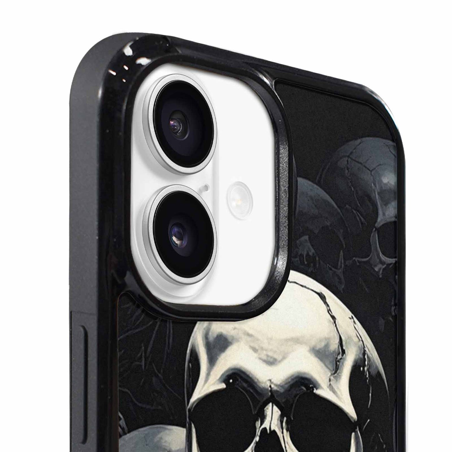 iPhone 17 Case — Skull Dark Art Gothic Print Gothic, Custom Printed Phone Case