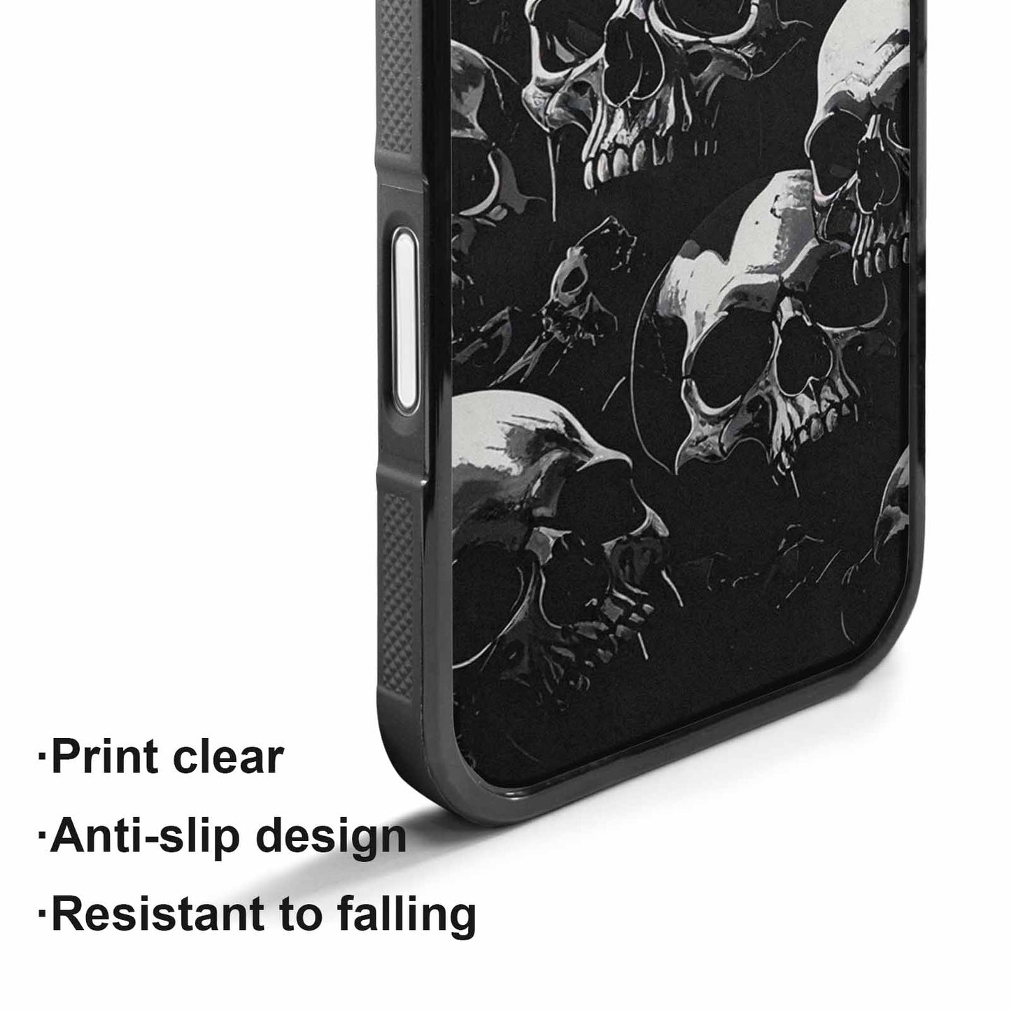 iPhone 17 Case — Skull Dark Art Gothic Print Gothic, Custom Phone Case