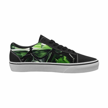WOMEN'S Reptile Scale Lace-Up Canvas Y2K Shoes